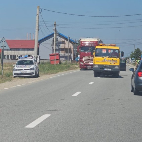 Accident rutier în comuna Brănești, județul Gorj