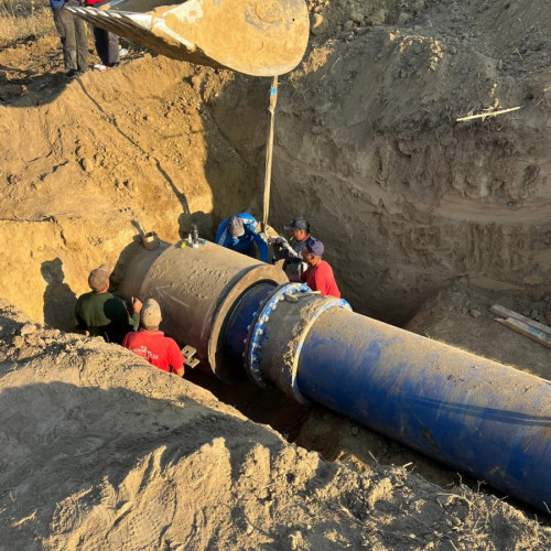 modernizarea infrastructurii de alimentare cu apă pe strada calugareni - podul înalt la galati