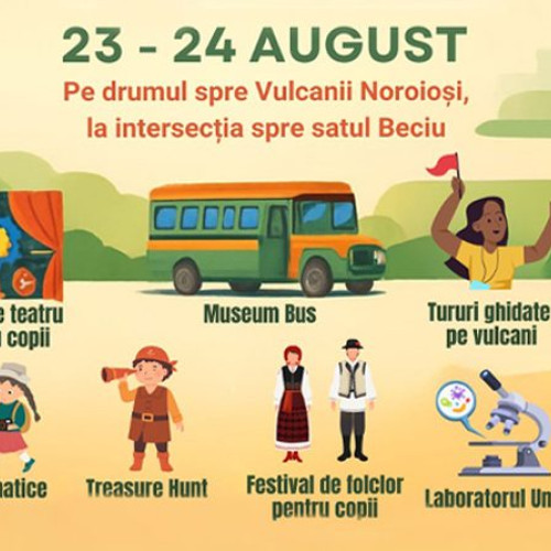 „Ziua vulcanilor” la Tinutul Buzaului: eveniment de weekend pentru toate vârstele