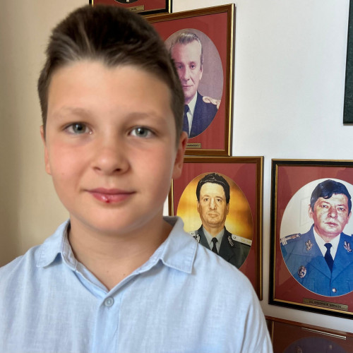 emoție la sediul inspectoratului de poliție din botoșani cu ocazia zilei unui nepot din austria