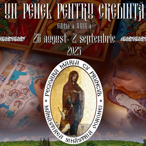 altă ediție a taberei de pictură religioasă la Vorona
