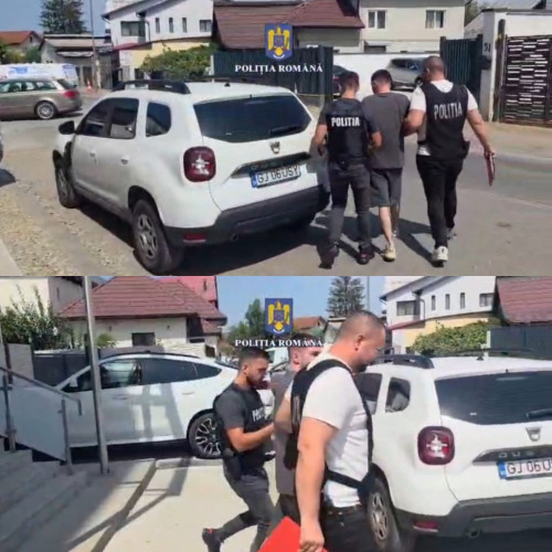 Barbat retinut după ce a distrus cauciucurile mai multor mașini în Târgu Jiu