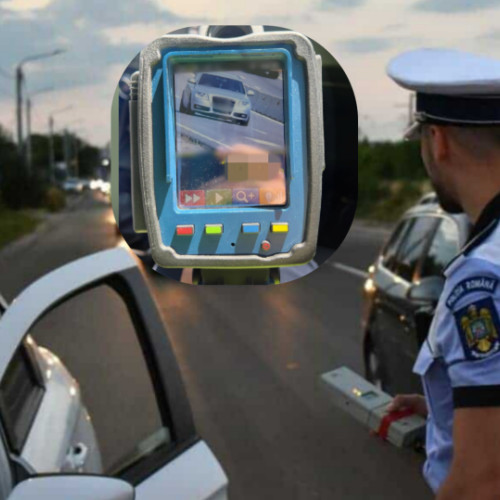 Un șofer din Cluj și-a pierdut permisul după ce a condus cu 165 km/h pe drumurile din apropierea orașului