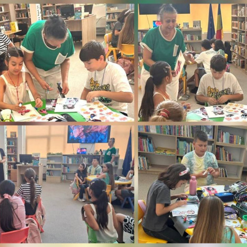 biblioteca damboviteana a organizat activități pentru elevi în cadrul unui proiect de vară