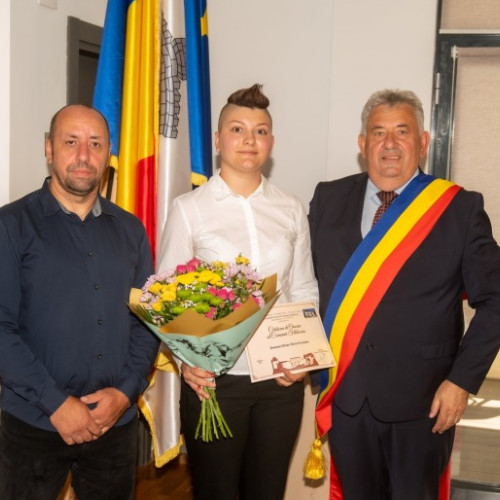 Diana Maria Porumbu, desemnată cetățean de onoare al comunei Feldioara