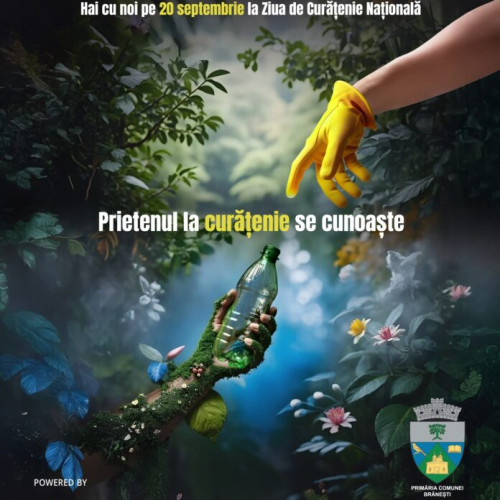 comunitatea din brănești participă la ziua de curățenie națională