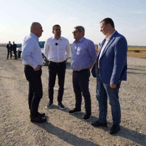 Vizită de verificare pe șantierul autostrăzii A7 Focșani-Bacău