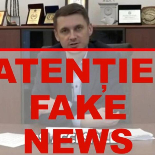 Avertizare privind dezinformarea online emisă de președintele Senatului din Cluj