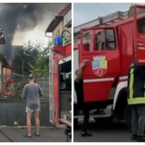 Incendiu la Câmpia Turzii provocat intenționat de un bărbat cu probleme psihice