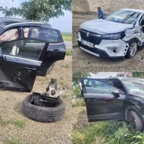 accident grav la hutani: trei persoane rănite și transportate la spital
