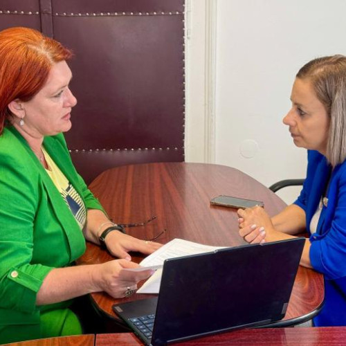 Prefectul județului Cluj, Maria Forna, a discutat cu primarul din Apahida despre proiectele de dezvoltare ale comunei