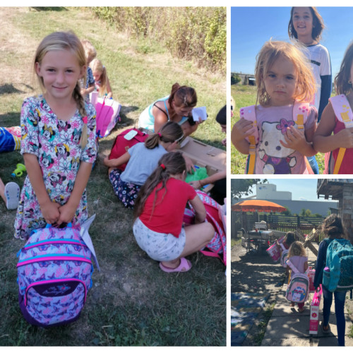 peste 250 de copii din medii defavorizate primesc ghiozdane pline de șanse în cadrul campaniei "Lumina de la începutul clasei"