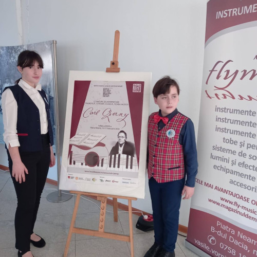 Elevi din Liceul de Arte "Bălașa Doamna" au obținut performanțe excepționale în cadrul Concursului "Carl Czerny" de la Piatra Neamț