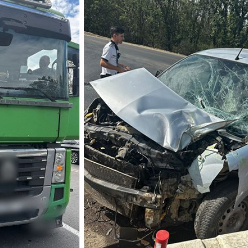 Accident la intersectia dintre Calea Eroilor și șoseaua de Centură din Buzău