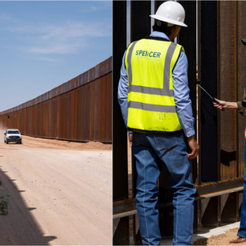 Trump a ordonat vopsirea zidului de la granița cu Mexicul în negru pentru a preveni escaladarea incidentelor