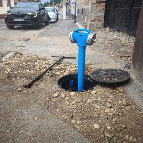 Primul hidrant telescopic a fost instalat în Râșnov pentru siguranța comunității