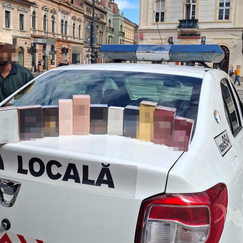Un comerciant ambulant, amendat pentru vânzarea ilegală în centrul Brașovului