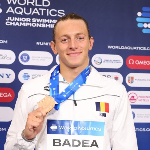 Robert Badea a câștigat medalia de bronz la Campionatul Mondial de înot pentru juniori U18