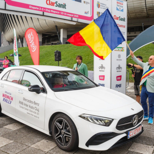 Oana Boc participă la raliu la Cluj, demonstrând curaj și pasiune