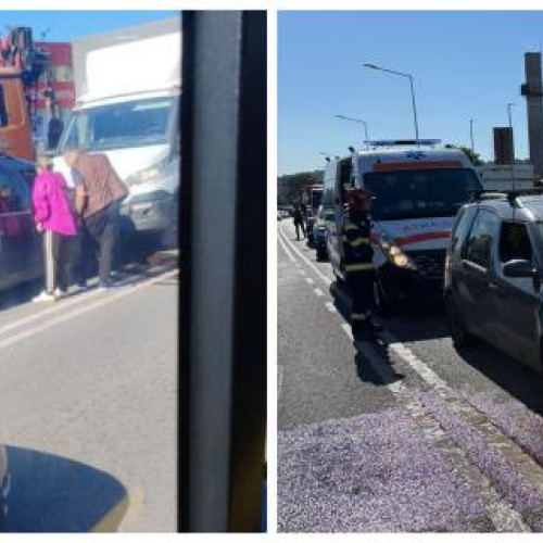 Accident pe Calea Baciului din Cluj-Napoca