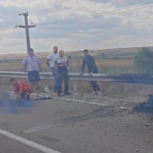 Accident pe drumurile din Medgidia, doi motocicliști răniți