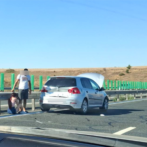 accident pe DJ 223 între două motociclete