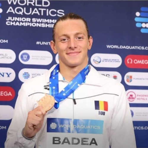Robert Badea, medaliat cu bronz la Campionatul Mondial de înot pentru juniori