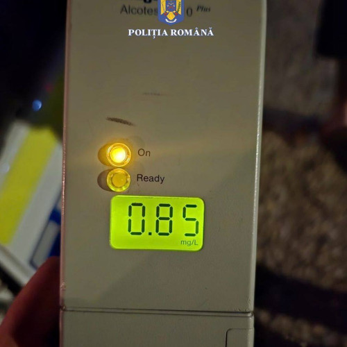 bărbat prins conducând sub influența alcoolului în comuna Uliști