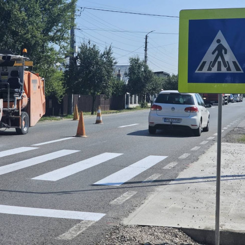 Darmanesti a deschis două noi treceri de pietoni pentru siguranța cetățenilor