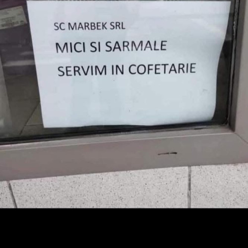 Cofetărie din România surprinde cu ofertă inedită: mici și sarmale în meniu