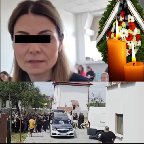 Profesoara ucisă în Dolj, înmormântată în satul natal