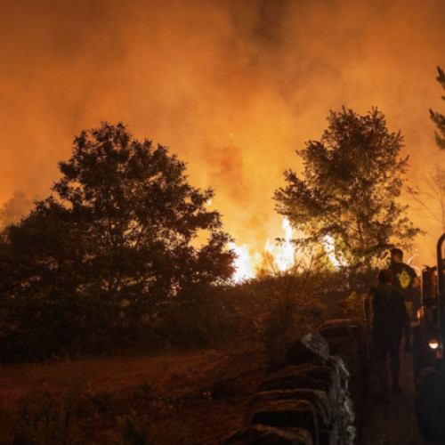 incendiu de padure record în portugalia: aproape 1.000 de pompieri în acțiune