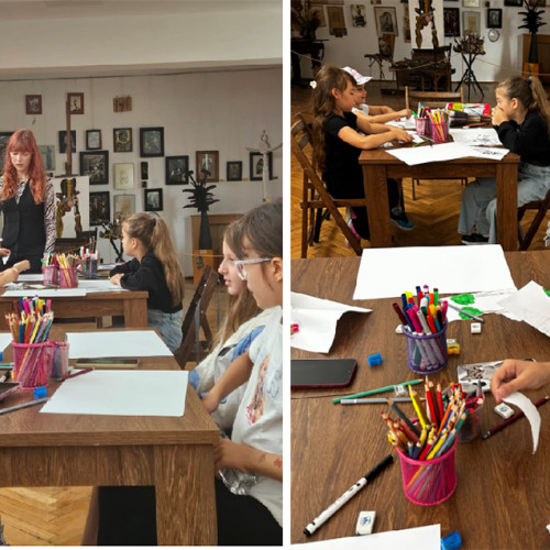 ateliere de creație pentru copii la muzeul de artă din constanța