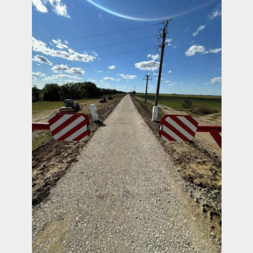 Primul sector al pistei de biciclete de pe Bărcau, construit prin PNRR, finalizează înainte de termen