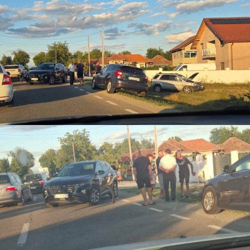 Accident rutier pe raza localității Bălești, județul Gorj