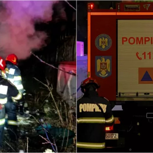 Incendiu la pensiunea din Sovata: nu au fost victime
