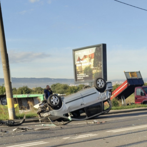 Accident rutier pe Bulevardul Muncii din Cluj-Napoca