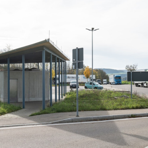 Un roman uitat de familie pe autostradă în Germania