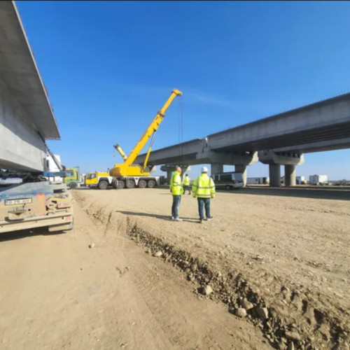 Progrese semnificative pe șantierele autostrăzilor din România în luna iunie