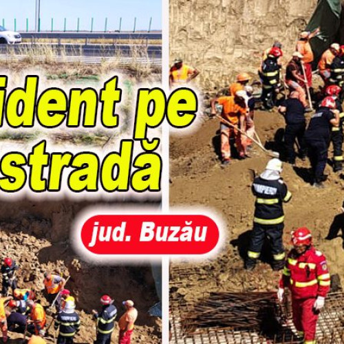 Un muncitor din Buzău, surprins de o alunecare de teren, primește îngrijiri medicale