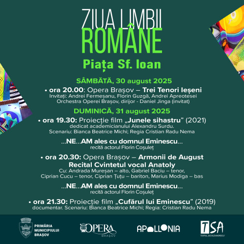 concerturi gratuite la brașov în ultima weekend de august