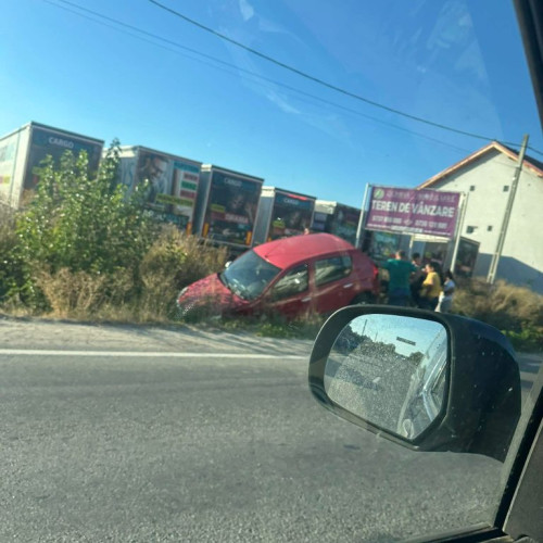 accident rutier în zona Romanesti din Târgu Jiu