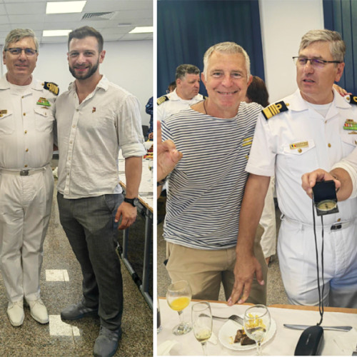 Comandorul Mihai Danila, celebrat la final de carieră în marina română