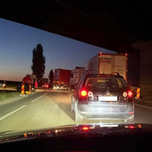 accident grav pe drumul european 85, la Domnești