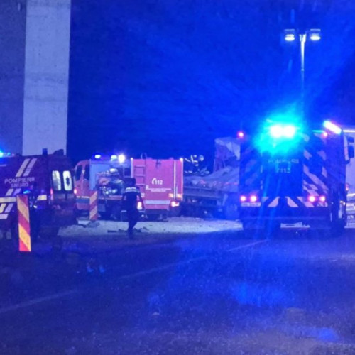 accident grav pe drumul național din județul Vrancea