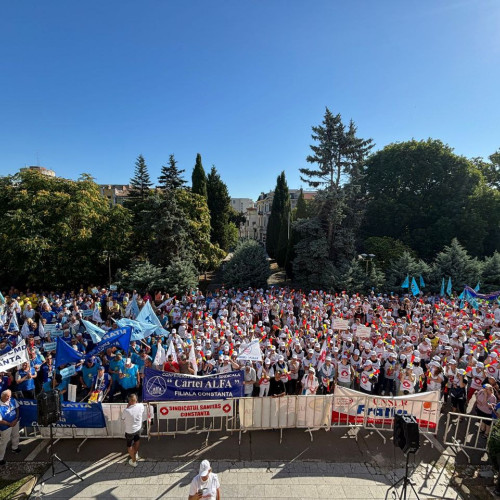 Proteste naționale ale sindicatelor împotriva măsurilor guvernamentale