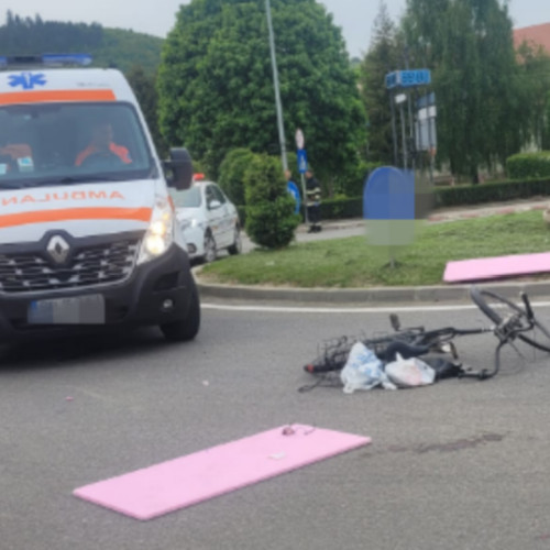 accident pe strada dragoș voda din gherla: un biciclist de aproximativ 60 de ani a fost rănit
