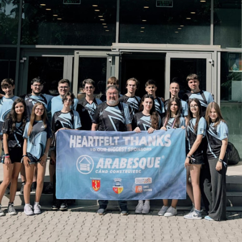 echipa de robotica byteforce 19234 de la Galati a impresionat la Bucharest Twin Cup 2025