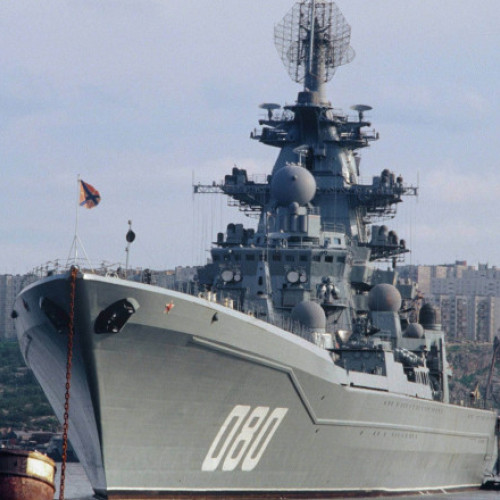 crucisatorul nuclear Amiral Nahimov, o relicvă a Războiului Rece, a fost lansat în larg pentru ultimele teste