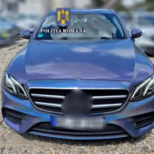 Mașină Mercedes cautată de autoritățile din Germania găsită în Blaj